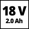 Шуруповерт Einhell TE-CD 18/45 3X-Li +22 (1x2,0Ah)
