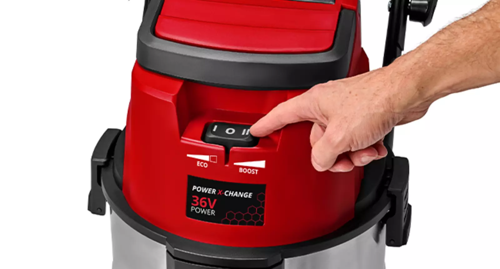 Перемикач режимів ECO / BOOST пилососа Einhell TE-VC 36/30 Li S-Solo