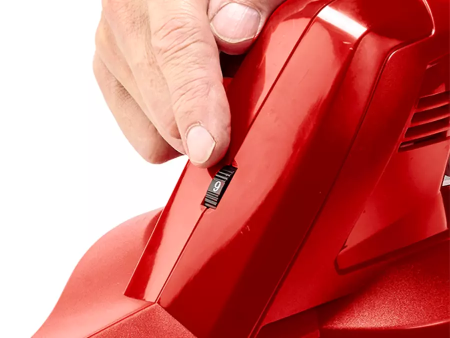 Електронне регулювання швидкості повітродувки Einhell GC-CL 18 Li E-Solo