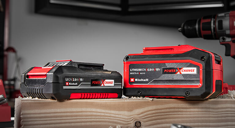Потужні акумулятори Einhell Power X-Change для інструментів 18 В і 36 В