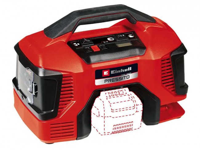 Аккумуляторный компрессор Einhell Pressito 18/21 - Solo (4020467) Аккумуляторный компрессор Einhell Pressito 18/21 - Solo (4020467)
