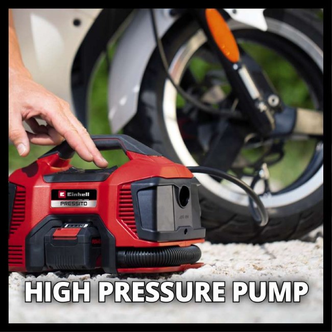 Аккумуляторный компрессор Einhell Pressito 18/21 - Solo (4020467) Аккумуляторный компрессор Einhell Pressito 18/21 - Solo (4020467)