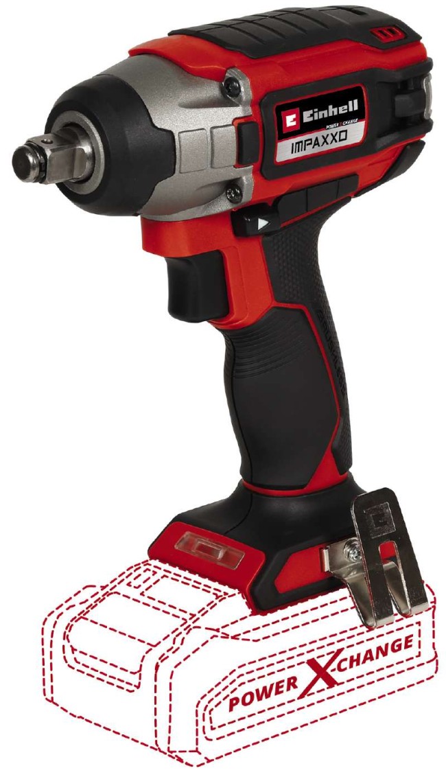 Набір ударний гайковерт безщітковий Einhell IMPAXXO 18/230 - Solo + Starter Kit 18V 2,5 Ah