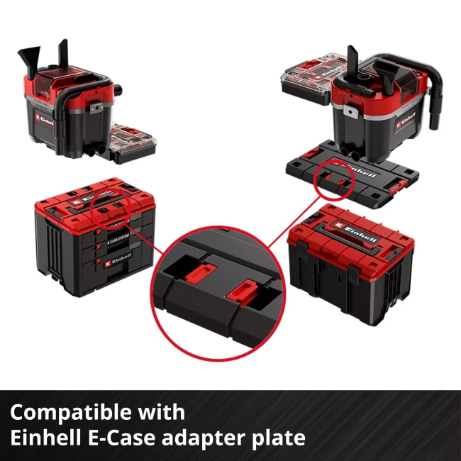 Акумуляторний пилосос для сухого та вологого прибирання безщітковий Einhell Professional TP-VC 18/10 Li BL L-Solo (2347155) Акумуляторний пилосос для сухого та вологого прибирання безщітковий Einhell Professional TP-VC 18/10 Li BL L-Solo (2347155)