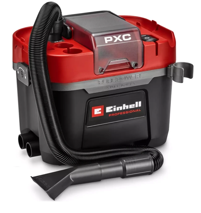 Акумуляторний пилосос для сухого та вологого прибирання безщітковий Einhell Professional TP-VC 18/10 Li BL L-Solo (2347155) Акумуляторний пилосос для сухого та вологого прибирання безщітковий Einhell Professional TP-VC 18/10 Li BL L-Solo (2347155)