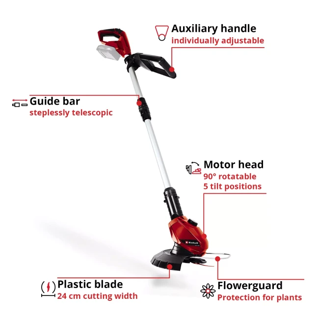 Триммер аккумуляторный Einhell GE-CT 18 Li Solo (3411172) Триммер аккумуляторный Einhell GE-CT 18 Li Solo (3411172)
