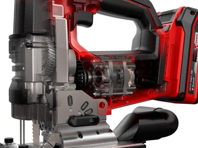 Лобзик акумуляторний безщітковий TP-JS 18/135 Li BL - Solo + зарядний пристрій Power X-Fastcharger 4 A і акумулятор 18V 5,2 Ah (4321260,4512114)