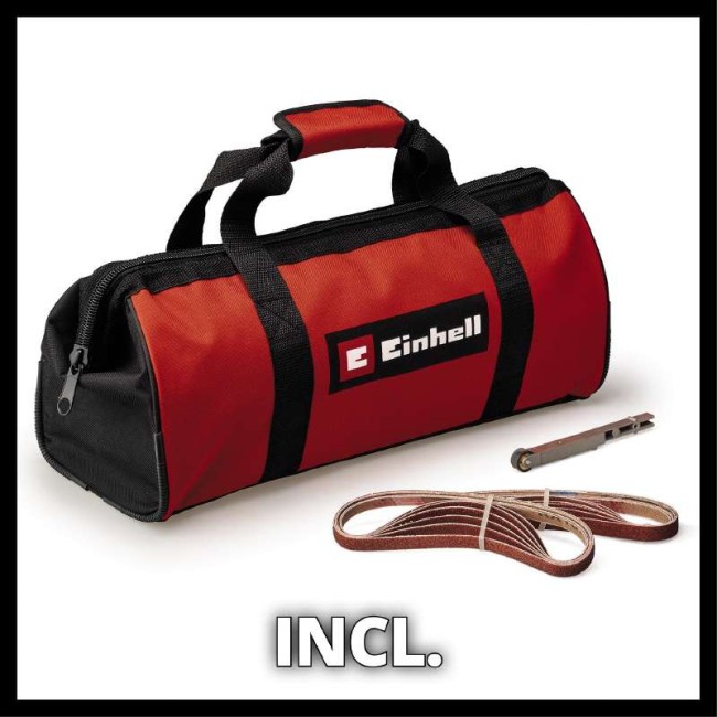 Акумуляторний стрічковий напилок (шліфмашина) Einhell TE-BF 18 Li-Solo (4461000)