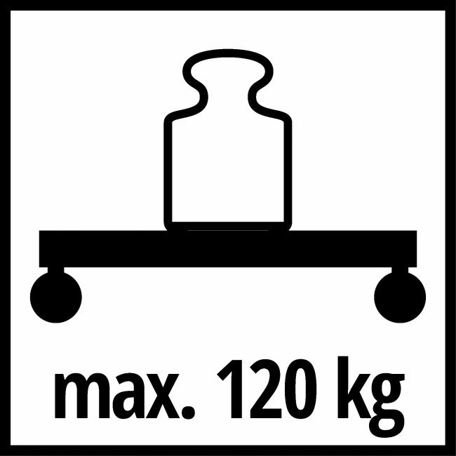 Подставка для кейсов на роликах Einhell E-Case Rollbrett до 120 кг (4540041)