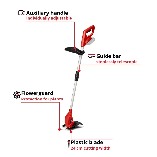 Триммер аккумуляторный Einhell GC-CT 18/24 Li - Solo (3411123) Триммер аккумуляторный Einhell GC-CT 18/24 Li - Solo (3411123)