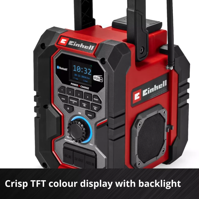 Гібридна радіостанція Einhell TE-CR 18 Li DAB+/FM/BT - Solo (3407995)