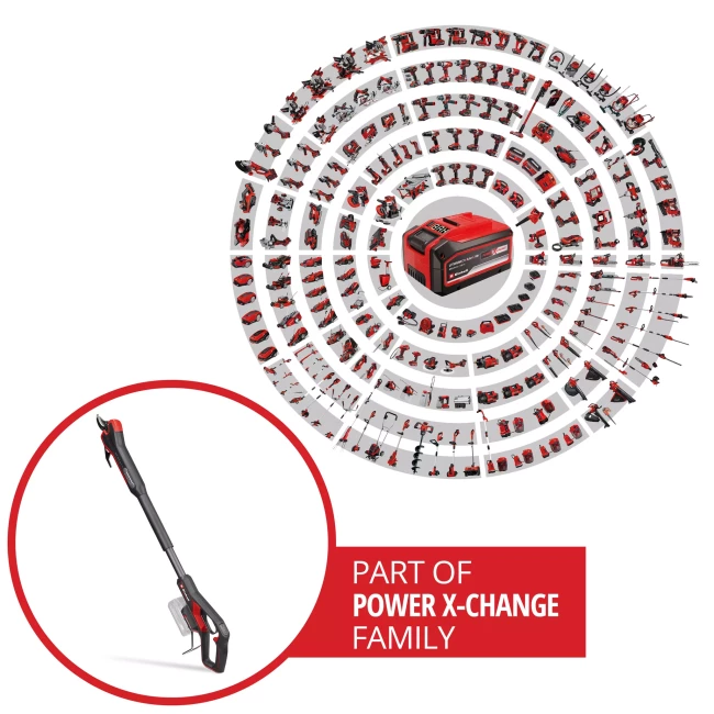 Набір секатор акумуляторний безщітковий Einhell Professional GP-LS 18/35 Li BL - Solo (3408360, 4512097)