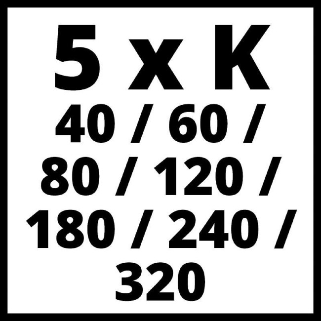 Набір шліфстрічок до Einhell TE-BF 18 Li, 9x457 мм, 35 шт (4419816)