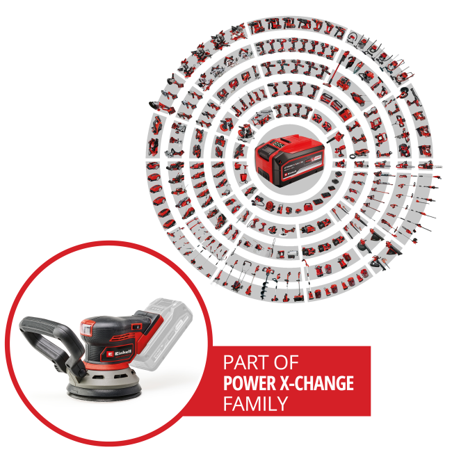 Шліфмашина ексцентрикова акумуляторна безщіткова Einhell TP-RS 18/32 Li BL - Solo (4462020) Шліфмашина ексцентрикова акумуляторна безщіткова Einhell TP-RS 18/32 Li BL - Solo (4462020)