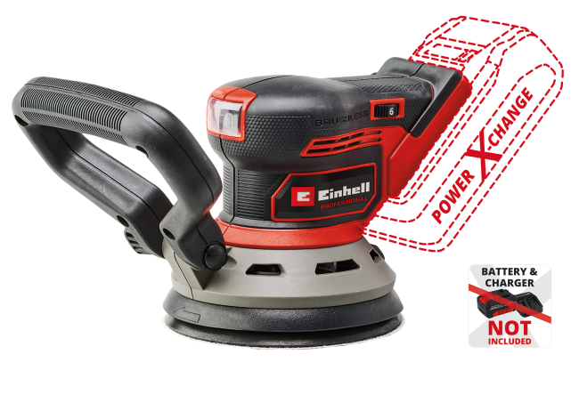Шлифмашина эксцентриковая аккумуляторная бесщеточная Einhell TP-RS 18/32 Li BL - Solo (4462020)
