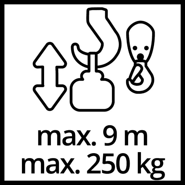 Тельфер електричний Einhell TC-EH 250 (2255130)