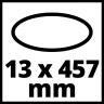 Набір шліфстрічок до Einhell TE-BF 18 Li, 13x457 мм, 35 шт (4419817)