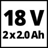 Ударный шуруповерт бесщеточный Einhell TE-CD 18 Li-i BL (2x2,0Ah) (4513861)