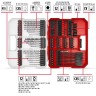 Набір ударних біт і свердл, 95 шт, Einhell XL-Box (108798)