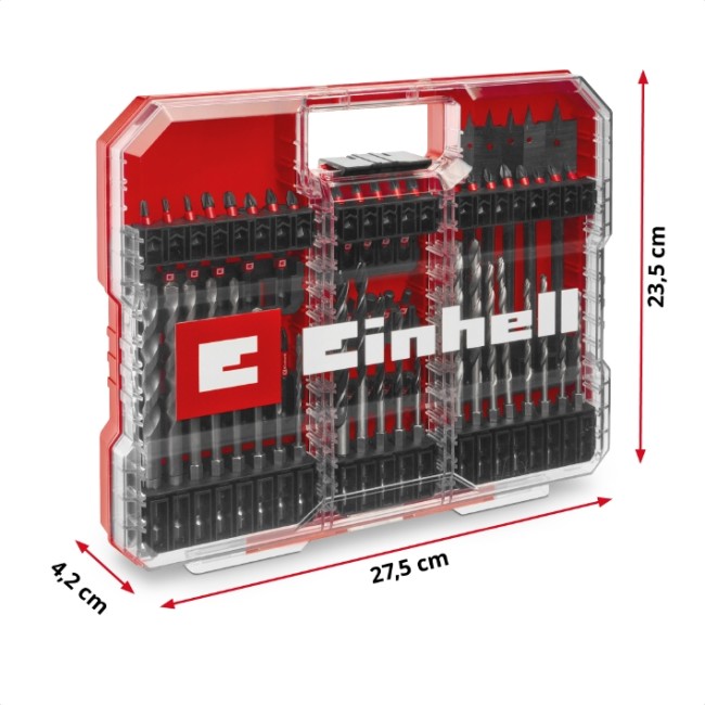 Набор ударных бит и сверл, 95 шт, Einhell XL-Box (108798)