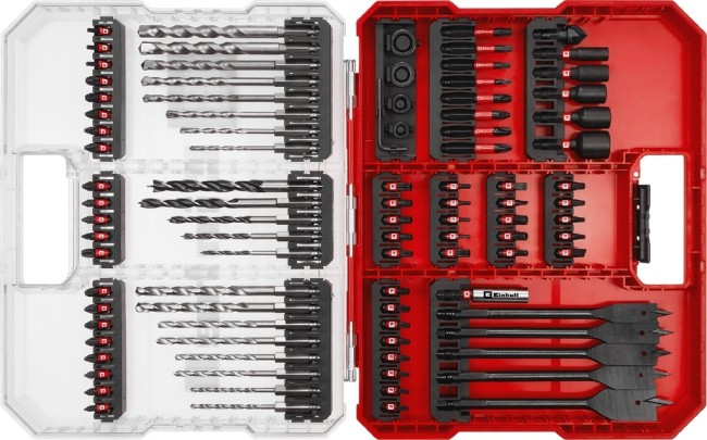 Набор ударных бит и сверл, 95 шт, Einhell XL-Box (108798) Набор ударных бит и сверл, 95 шт, Einhell XL-Box (108798)