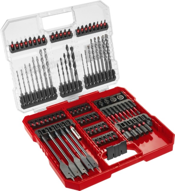 Набор ударных бит и сверл, 95 шт, Einhell XL-Box (108798)