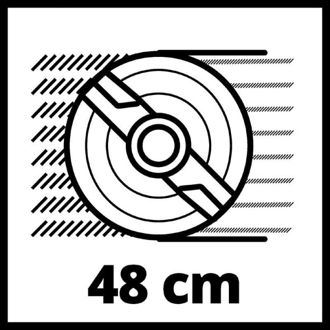 Акумуляторна безщіткова мульчуюча газонокосарка Einhell GE-CM 36/48 Li M-Solo (3413054)