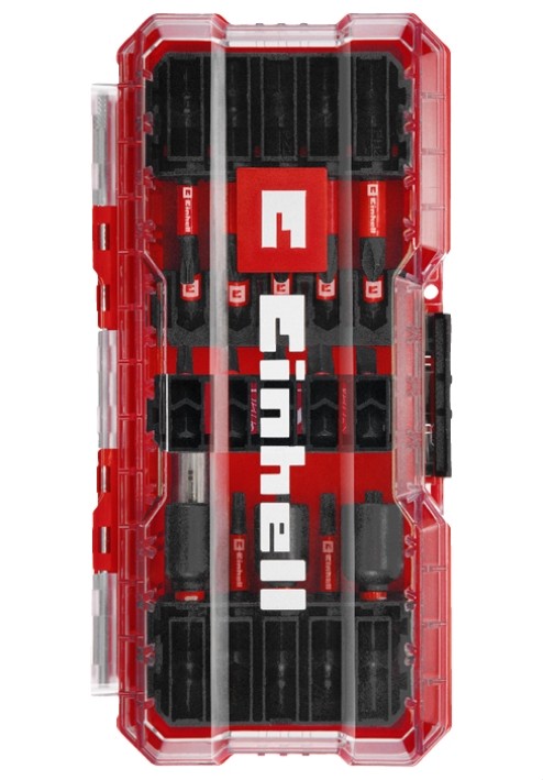 Набор ударных бит и головок 28 шт, Einhell S-Case (108703)