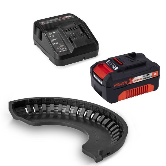 Кутова акумуляторна шліфувальна машина Einhell TE-AG 18/125-2 Li (1 x 4,0 А·год) (4431190)