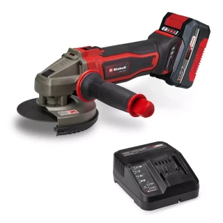 Кутова акумуляторна шліфувальна машина Einhell TE-AG 18/125-2 Li (1 x 4,0 А·год) (4431190)