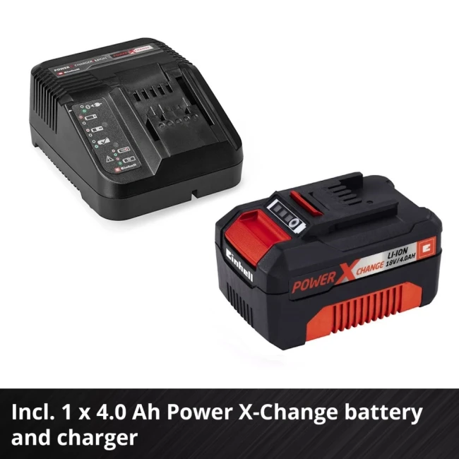 Угловая аккумуляторная шлифмашина Einhell TE-AG 18/125-2 Li (1 x 4,0 А·час) (4431190)
