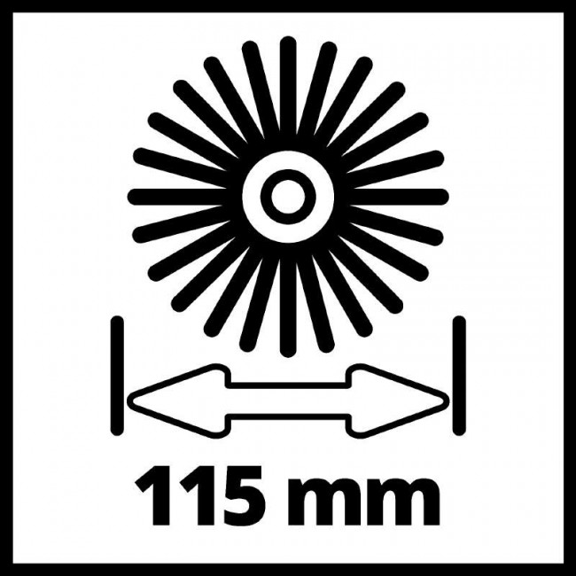 Щетка жесткая стальная боковая для очистки камня Einhell PICOBELLA (3424126) Щетка жесткая стальная боковая для очистки камня Einhell PICOBELLA (3424126)