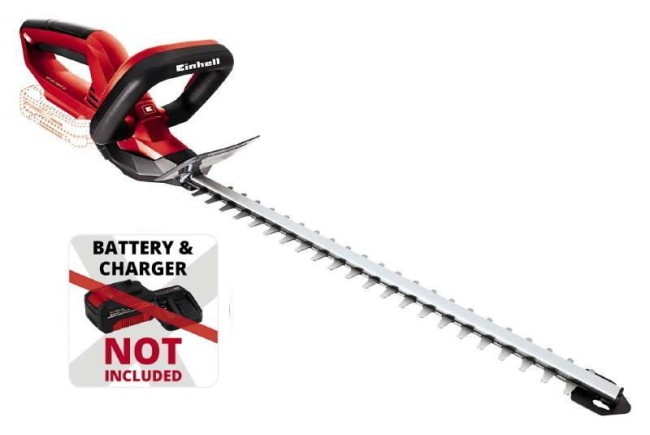 Акція! Набір кущоріз акумуляторний Einhell GE-CH 1846 Li - Solo + зарядний пристрій та акумулятор 18V 2,5 Ah (3410642K)