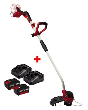 Набор Триммер аккумуляторный бесщеточный Einhell GP-CT 36/35 Li BL-Solo + 2 зарядных устройства и 2 аккумулятора 18V 4,0 Ah (3411330,4512042-2 шт.