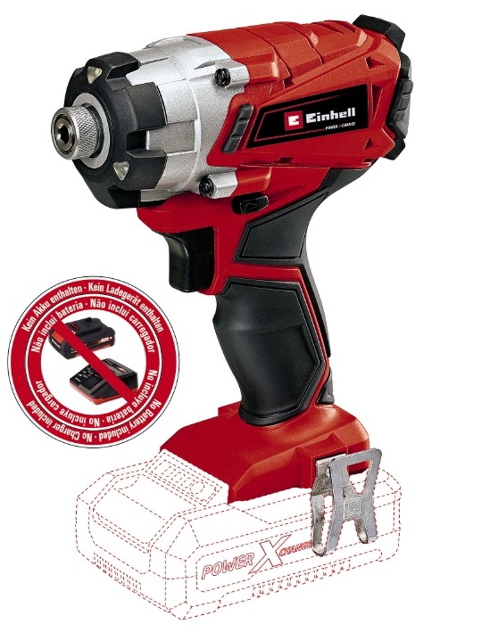 Винтоверт ударный аккумуляторний Einhell TE-CI 18/1 Li Solo (4510034)