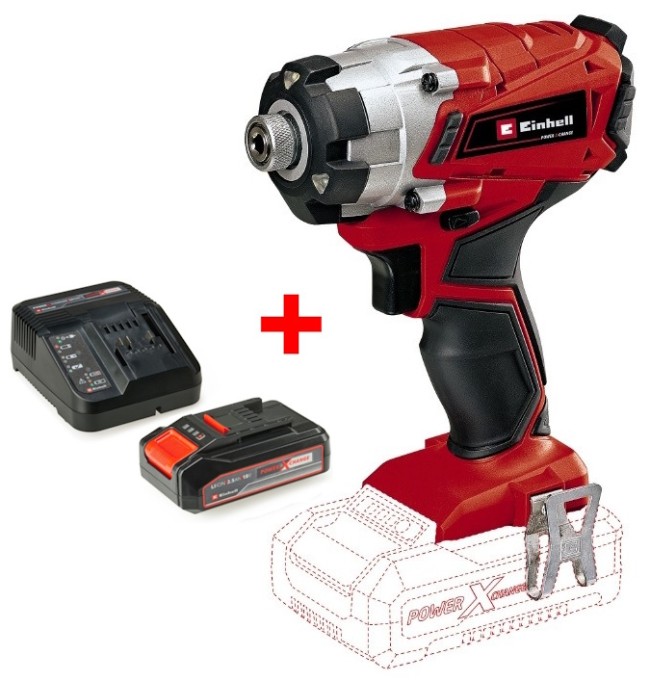 Винтоверт ударный аккумуляторний Einhell TE-CI 18/1 Li Solo (4510034)