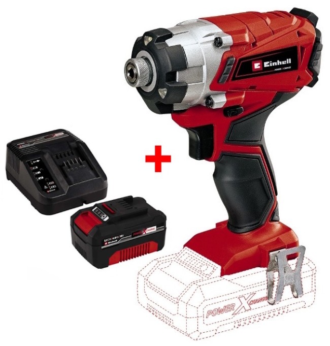 Винтоверт ударный аккумуляторний Einhell TE-CI 18/1 Li Solo (4510034)