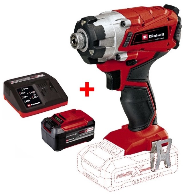 Винтоверт ударный аккумуляторний Einhell TE-CI 18/1 Li Solo (4510034)
