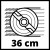 Газонокосилка электрическая Einhell GC-EM 1500/36 (3400156)