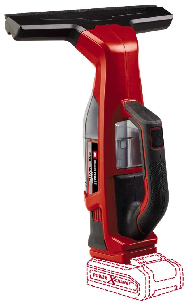 Набір Акумуляторний пристрій для миття вікон Einhell BRILLIANTO + 2 Starter Kit 18V 2,5 Ah (3437100 Kit 2.5)