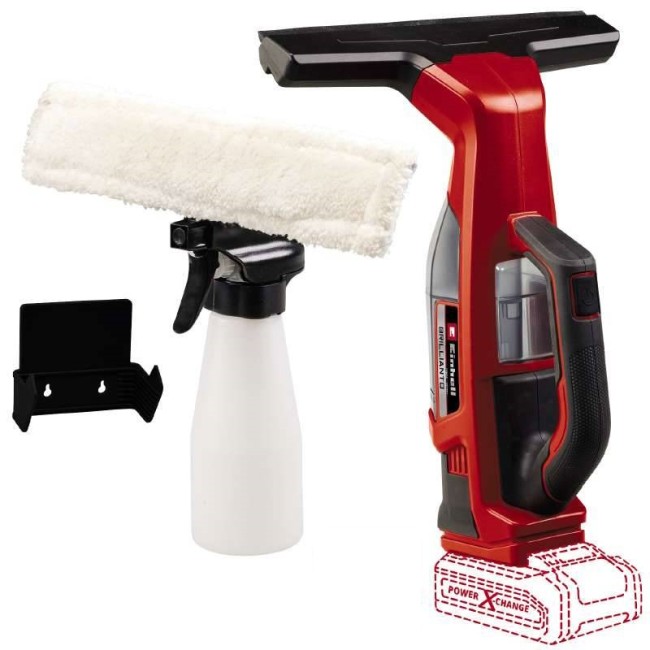 Акція! Набір Акумуляторний пристрій для миття вікон Einhell BRILLIANTO + зарядний пристрій і акумулятор 18V 2,5 Ah (3437100, 4512097) Акція! Набір Акумуляторний пристрій для миття вікон Einhell BRILLIANTO + зарядний пристрій і акумулятор 18V 2,5 Ah (3437100, 4512097)