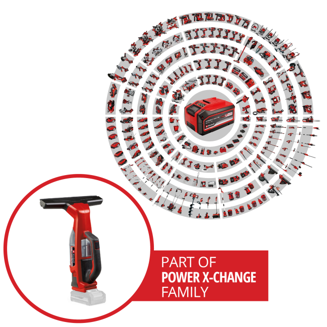 Набір Акумуляторний пристрій для миття вікон Einhell BRILLIANTO + 2 Starter Kit 18V 2,5 Ah (3437100 Kit 2.5)