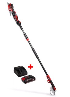 Набір секатор акумуляторний безщітковий  телескопічний Einhell GP-LS 18/28 Li T BL-Solo + Starter-Kit 18V 2.5 Ah (3408330 Kit 2.5)