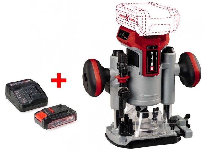 Фрезер акумуляторний безщітковий Einhell TP-RO 18 Li BL - Solo (4350411) Фрезер акумуляторний безщітковий Einhell TP-RO 18 Li BL - Solo (4350411)