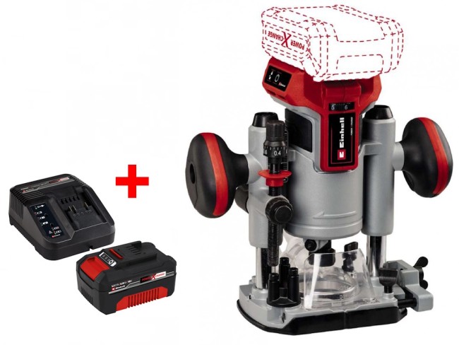 Фрезер акумуляторний безщітковий Einhell TP-RO 18 Li BL - Solo (4350411) Фрезер акумуляторний безщітковий Einhell TP-RO 18 Li BL - Solo (4350411)