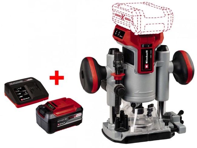 Фрезер акумуляторний безщітковий Einhell TP-RO 18 Li BL - Solo (4350411) Фрезер акумуляторний безщітковий Einhell TP-RO 18 Li BL - Solo (4350411)