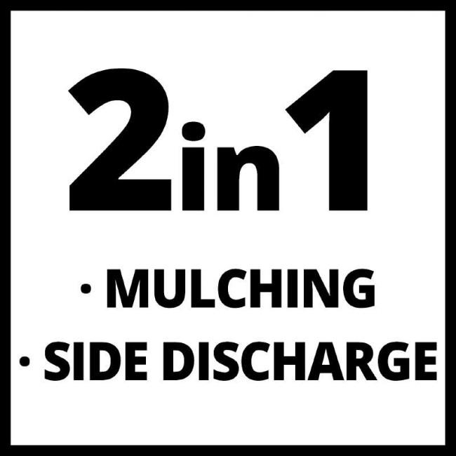 Акція! Набір Акумуляторна безщіткова мульчуюча газонокосарка Einhell GE-CM 36/48 Li M-Solo + 2 зарядні пристрої і 2 акумулятора 18V 4,0 Ah (3413054, 4512042-2 шт.)