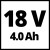 Аккумуляторная бесщеточная газонокосилка Einhell GE-CM 18/33 Li (1x4,0Ah) (3413260)
