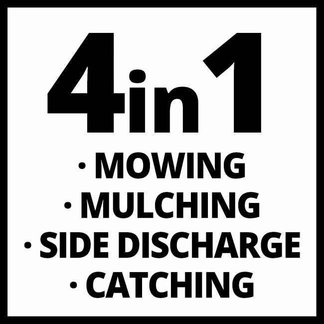 Акумуляторна безщіткова  газонокосарка Einhell GP-CM 36/52 S Li BL (4x4.0Ah), 52 см (3413327)