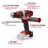 Ударний шуруповерт Einhell TE-CD 18/48 Li-i-Solo (4513926)